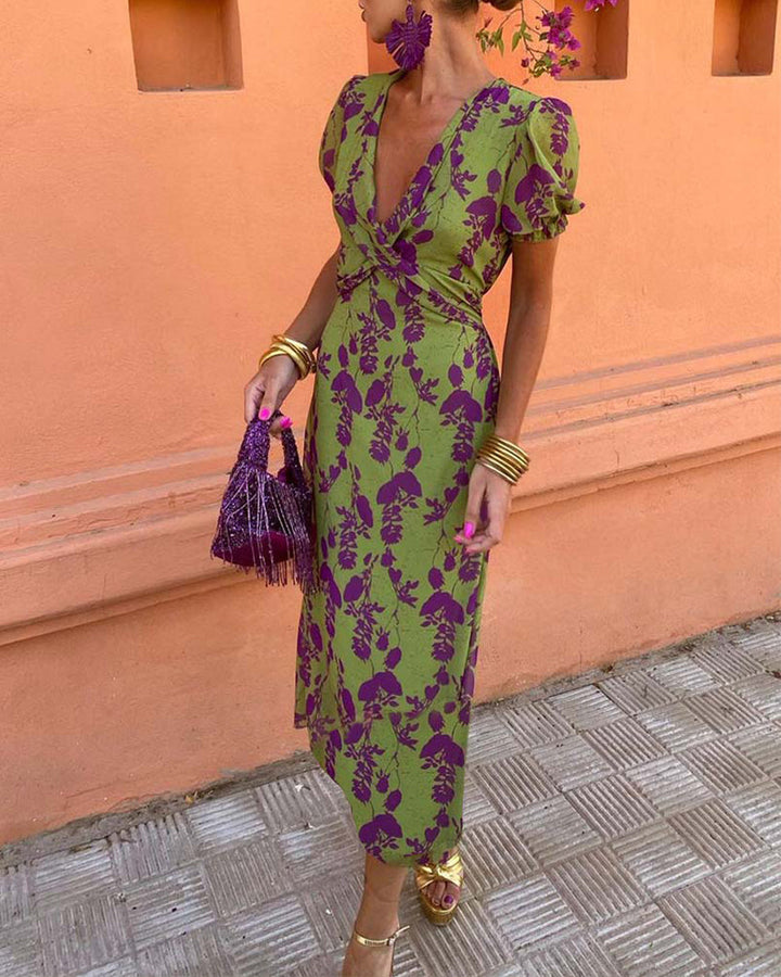 KATHARINA - ELEGANT TRAPEZE DRESS WITH TUMMY COVER