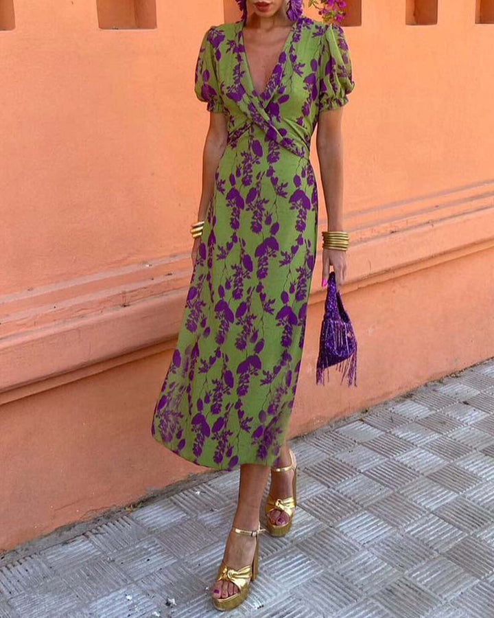KATHARINA - ELEGANT TRAPEZE DRESS WITH TUMMY COVER